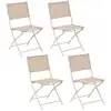 Image de Lot De 4 Chaises De Jardin Pliables Modula