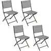 Image de Lot De 4 Chaises De Jardin Pliables Modula