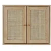 Image de Armoire Murale 2 Portes En Cannage Bali - Marron