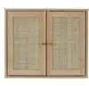 Image de Armoire murale 2 portes en cannage bali - marron