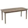 Image de Table À Manger Extensible Banila En Bois Pour 6 À 10 Personnes - Marron