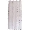 Image de Enjoy Home - Voilage plumetis - 140 x 240 cm - Bordeaux et blanc
