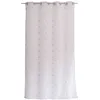 Image de Enjoy Home - Voilage plumetis - 140 x 240 cm - Blanc et argent