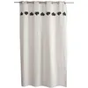 Image de Enjoy Home - Rideau imprimé coeurs Epicéa - 140 x 240 cm - Beige