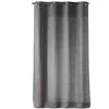 Image de Douceur dintérieur - Voilage effet lainage Devoluy grande hauteur - 140 x 280 cm - Gris anthracite