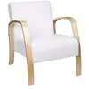 Image de Fauteuil De Salon En Bouclette Stavern - Blanc