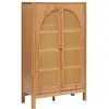 Image de Armoire 2 portes en cannage tiria - marron
