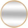 Image de Miroir Rond En Bois - Diam 55 Cm - Marron