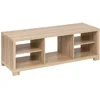 Image de Meuble Tv 5 Cases En Bois Bivoak - Beige