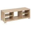 Image de Meuble tv 5 cases en bois bivoak - beige