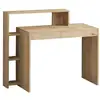 Image de Bureau design scandinave en bois martin - beige
