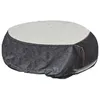 Image de Hespéride - Housse de protection pour table ronde HAMBO - 200 x 200 x 80 cm - Gris