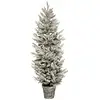 Image de Sapin De Noël Artificiel En Pot Frosty - H. 150 Cm - Blanc