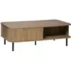 Image de Table Basse 2 Portes En Bois Colva - Marron