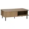 Image de Table basse 2 portes en bois colva - marron