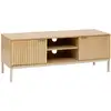 Image de Meuble Tv 2 Portes En Bois Tasso - Marron