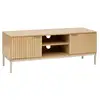 Image de Meuble tv 2 portes en bois tasso - marron