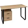 Image de Bureau Avec Caisson En Bois - Marron