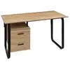 Image de Bureau avec caisson en bois - marron