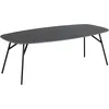Image de Table Basse Allongée Bois Et Métal Haldor