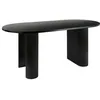 Image de Atmosphera - Table basse ovale en bois OLOVA - Noir