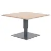 Image de Table De Jardin Relevable Carrée En Aluminium Salimia - Graphite Et Honey