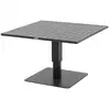 Image de Table De Jardin Relevable Carrée En Aluminium Salimia - Graphite
