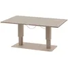 Image de Table De Jardin Relevable Rectangulaire En Aluminium Salimia - Argile Et Lin