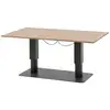 Image de Table De Jardin Relevable Rectangulaire En Aluminium Salimia - Graphite Et Honey