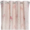 Image de Rideau Occultant Imprimé Licorne - 140 X 250 Cm - Rose