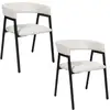 Image de Lot De 2 Fauteuils Design En Tissu Côtelé Scott