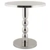 Image de Leitmotiv - Table dappoint en aluminium chromé ORION - Argent