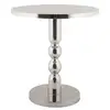 Image de Table d'appoint en aluminium chromé orion - argent