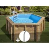 Image de Kit piscine bois Gré Lili 2 Ø 280 x 107 m + Douche