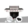 Image de Barbecue À Gaz Avec Chariot Manhattan 450gpi + Plancha + Malette De 8 Accessoires