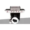 Image de Barbecue À Gaz Avec Chariot Manhattan 450gpi + Plancha + Gant De Protection