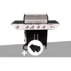 Image de Barbecue à gaz avec chariot Manhattan 450GPI + plancha + Gant de protection