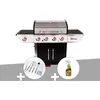 Image de Barbecue À Gaz Avec Chariot Manhattan 450gpi + Plancha + Malette De 8 Accessoires