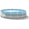 Image de Kit piscine tubulaire Intex Prism Frame Clear Window ronde 488 x 122 m + Kit dentretien