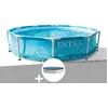 Image de Kit Piscine Tubulaire Intex Metal Frame Ocean Ronde 3,05 X 0,76 M