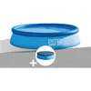 Image de Kit piscine autoportée Intex Easy Set 305 x 061 m (avec filtration) + Bâche de protection