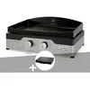 Image de Plancha gaz Signature Allure 260 Duo + Couvercle de protection - Le Marquier