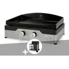 Image de Plancha gaz Signature Allure 260 Duo + Desserte - Le Marquier