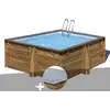 Image de Kit Piscine Bois Gré Carra 3,05 X 3,05 X 1,19 M