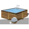 Image de Kit piscine bois Gré Carra 305 x 305 x 119 m + Bâche hiver