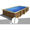 Image de Kit Piscine Bois Gré Lemon 3,75 X 2,00 X 0,68 M