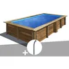 Image de Kit piscine bois Gré Lemon 375 x 200 x 068 m + Douche