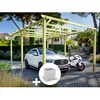 Image de Carport en bois Nanterre 600 x 420 cm + 6 supports surélevés - Maderland