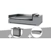 Image de Plancha Gaz Premium 60 Acier Avec Chariot Et Couvercle - Forge Adour