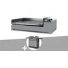 Image de Plancha Gaz Premium 60 Acier Avec Chariot - Forge Adour